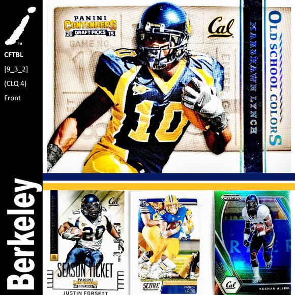 Cal Berkeley Bears 4 Card Lot - CFTBL [9_3_2] - Picture 1 of 9